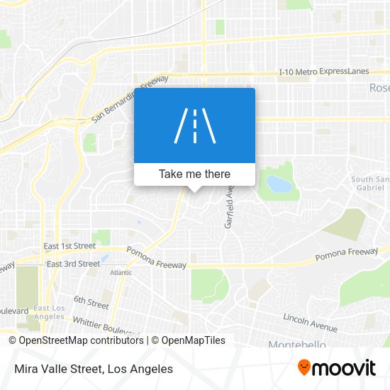 Mira Valle Street map