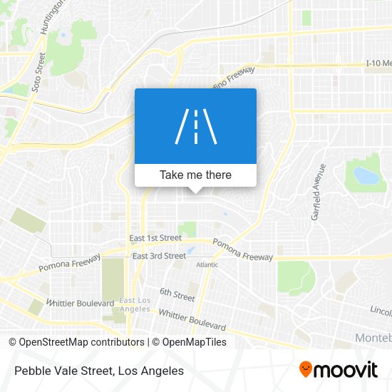Mapa de Pebble Vale Street