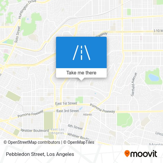 Pebbledon Street map