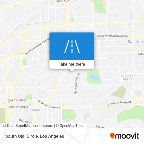 Mapa de South Ojai Circle
