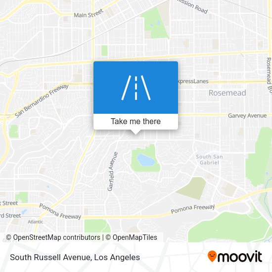 Mapa de South Russell Avenue