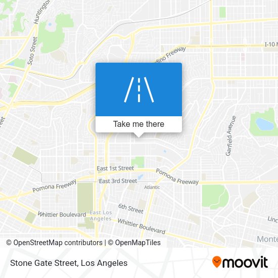 Mapa de Stone Gate Street