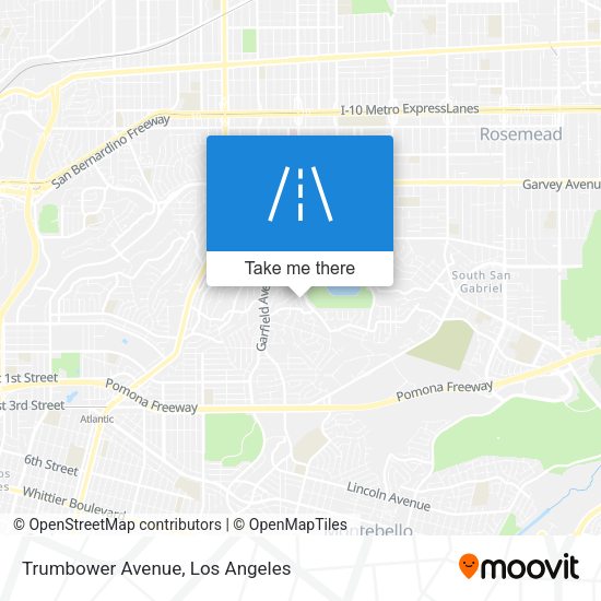 Mapa de Trumbower Avenue