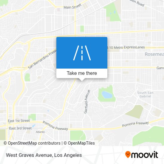 Mapa de West Graves Avenue