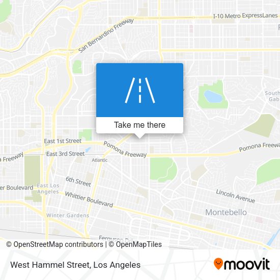 Mapa de West Hammel Street