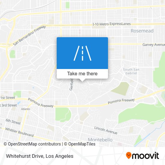 Whitehurst Drive map