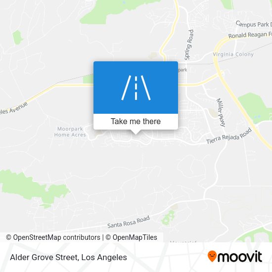 Alder Grove Street map