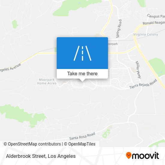 Mapa de Alderbrook Street