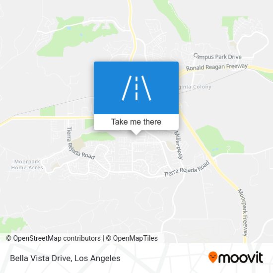 Bella Vista Drive map