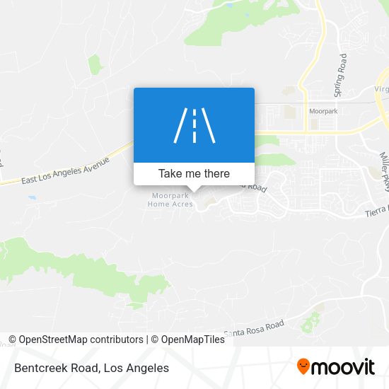 Mapa de Bentcreek Road