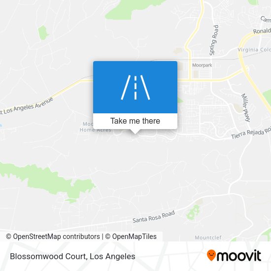 Blossomwood Court map