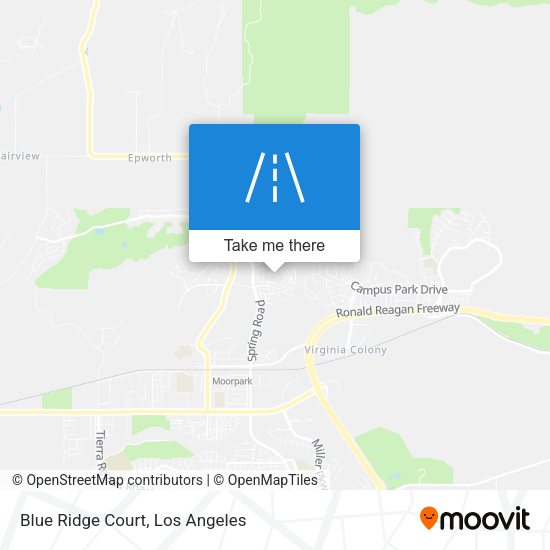 Mapa de Blue Ridge Court