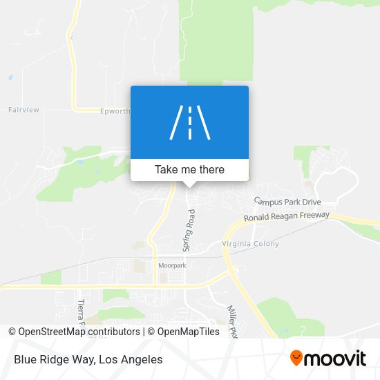 Mapa de Blue Ridge Way