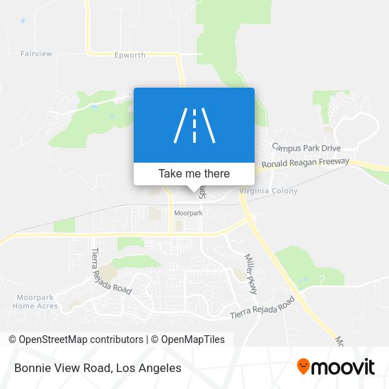 Bonnie View Road map