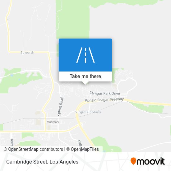 Cambridge Street map