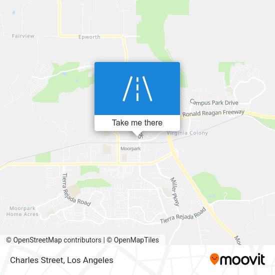 Mapa de Charles Street
