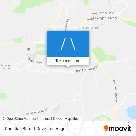 Mapa de Christian Barrett Drive