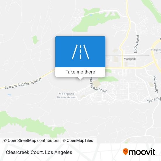 Clearcreek Court map