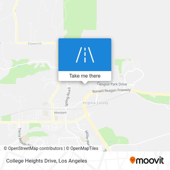 Mapa de College Heights Drive
