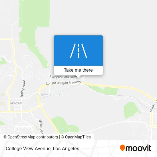Mapa de College View Avenue