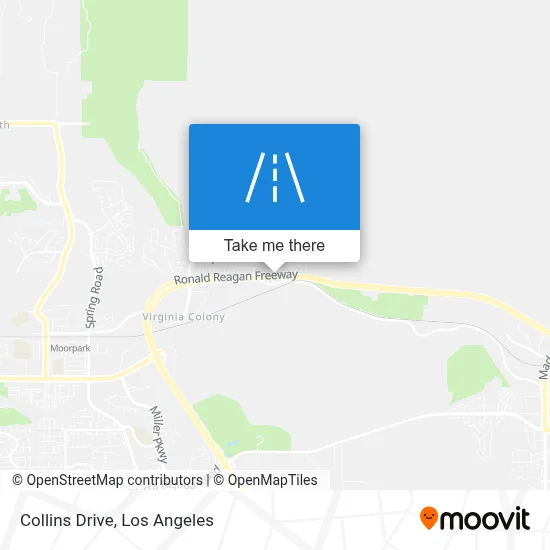 Collins Drive map