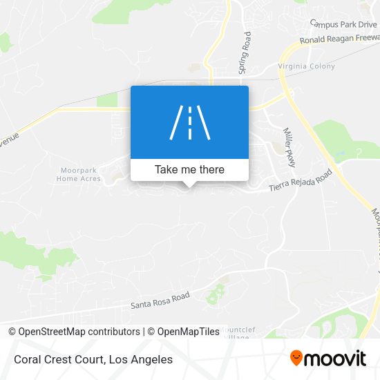 Coral Crest Court map
