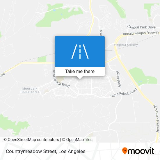 Countrymeadow Street map