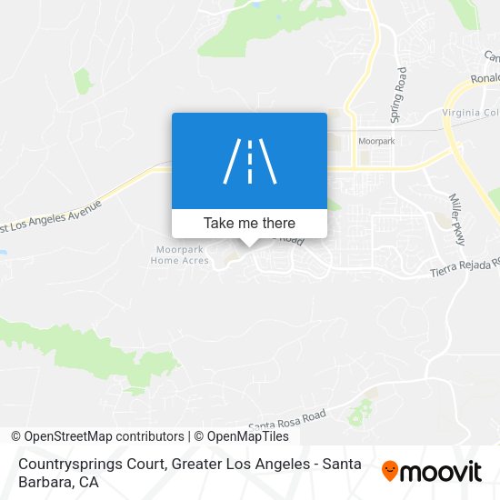 Countrysprings Court map