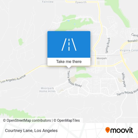 Mapa de Courtney Lane