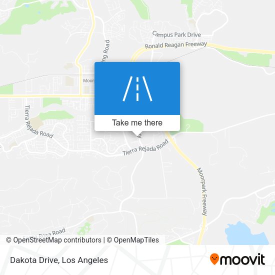 Mapa de Dakota Drive