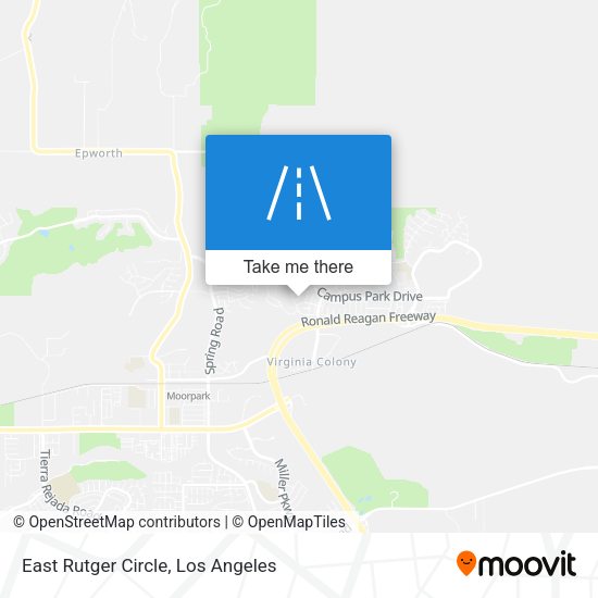 East Rutger Circle map
