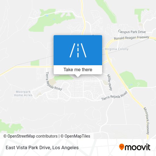 East Vista Park Drive map