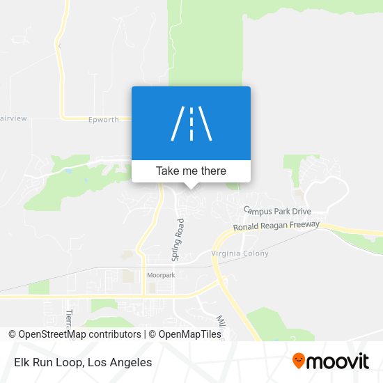 Mapa de Elk Run Loop