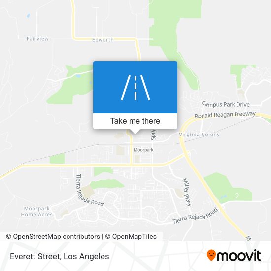 Mapa de Everett Street