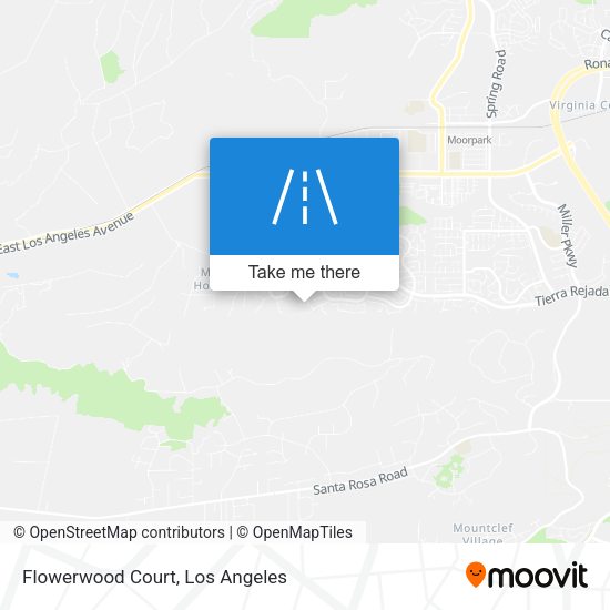 Flowerwood Court map