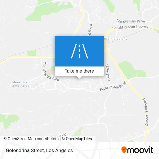 Golondrina Street map