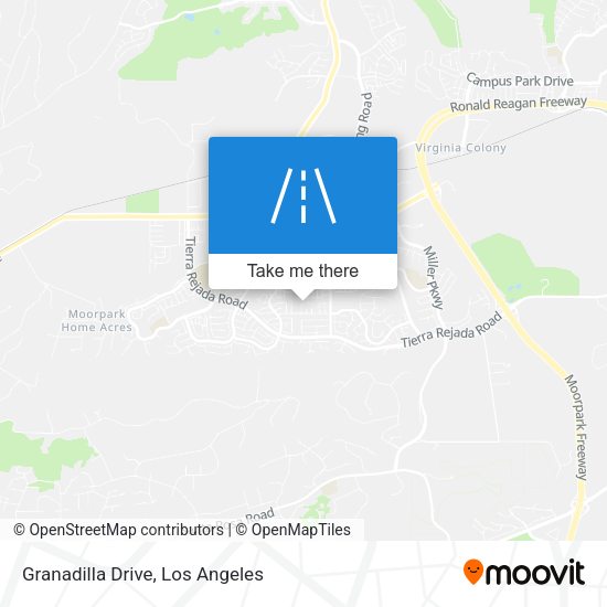 Mapa de Granadilla Drive