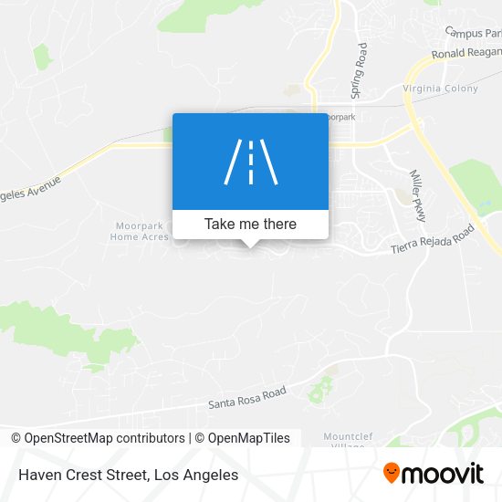Haven Crest Street map