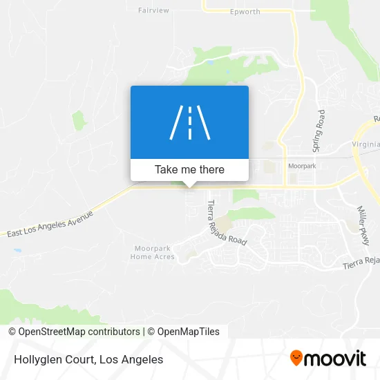 Hollyglen Court map