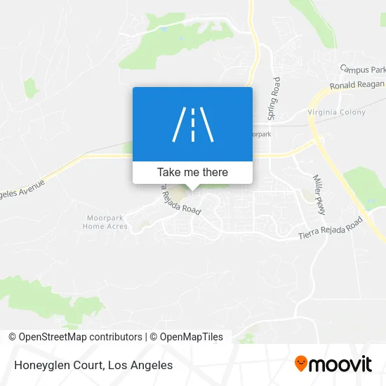 Honeyglen Court map