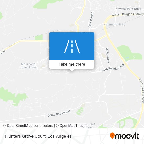 Hunters Grove Court map