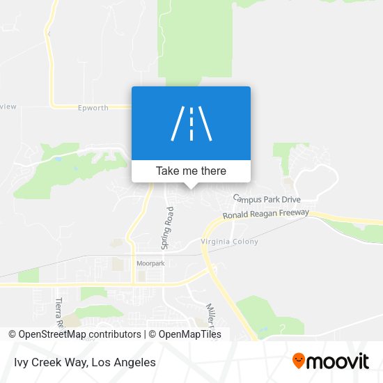 Mapa de Ivy Creek Way