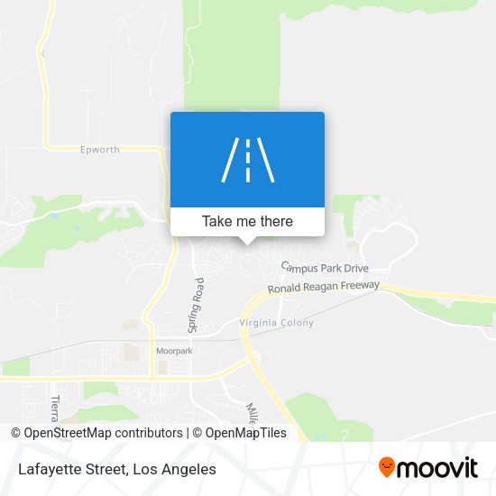 Lafayette Street map