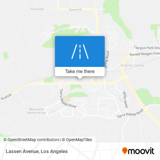 Lassen Avenue map