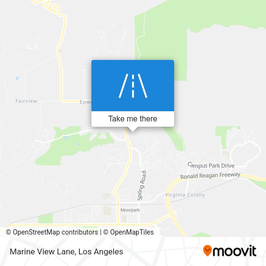 Marine View Lane map