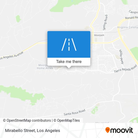 Mirabello Street map