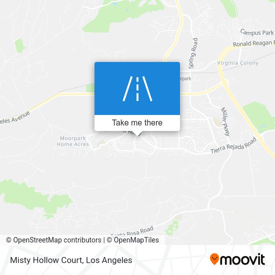 Mapa de Misty Hollow Court