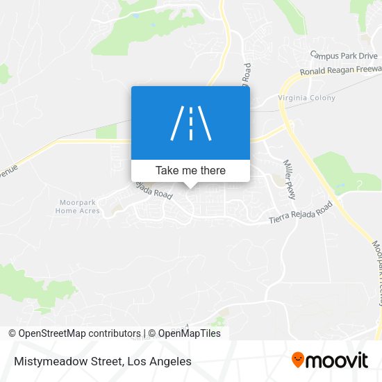 Mistymeadow Street map