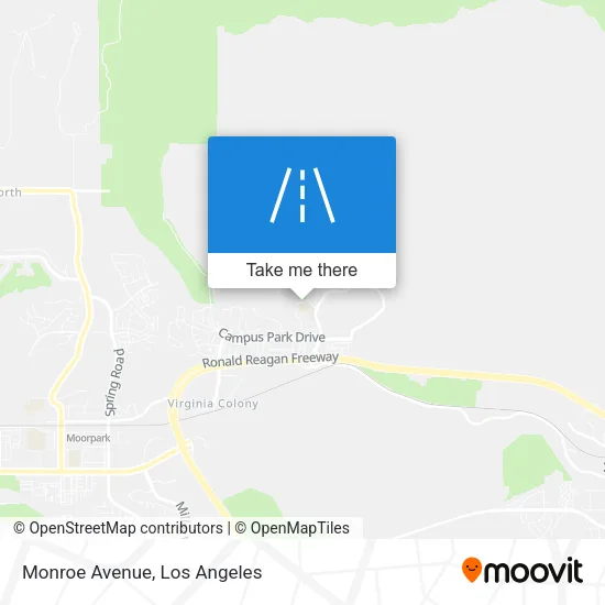 Monroe Avenue map