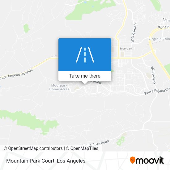 Mapa de Mountain Park Court